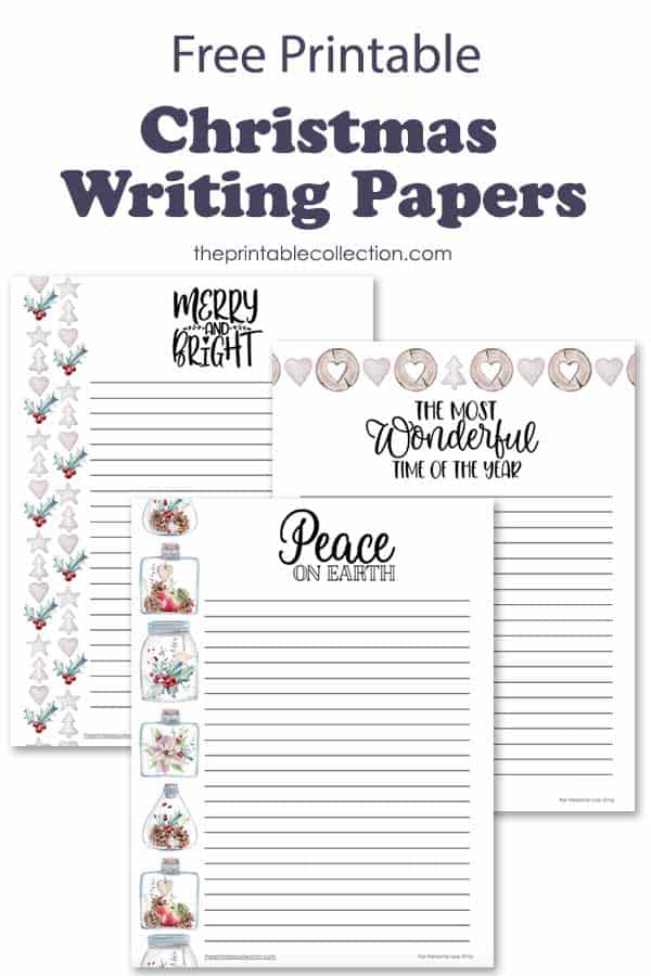 Writing Christmas Pages - The Printable Collection