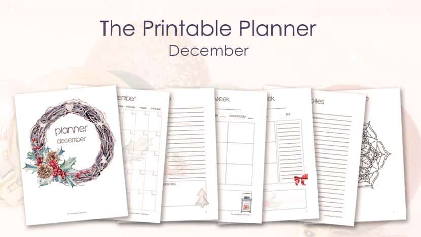 Free December Planner - The Printable Collection