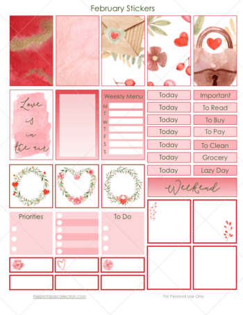 Free Printable Stickers For Planner Ready To Download | The Printable ...