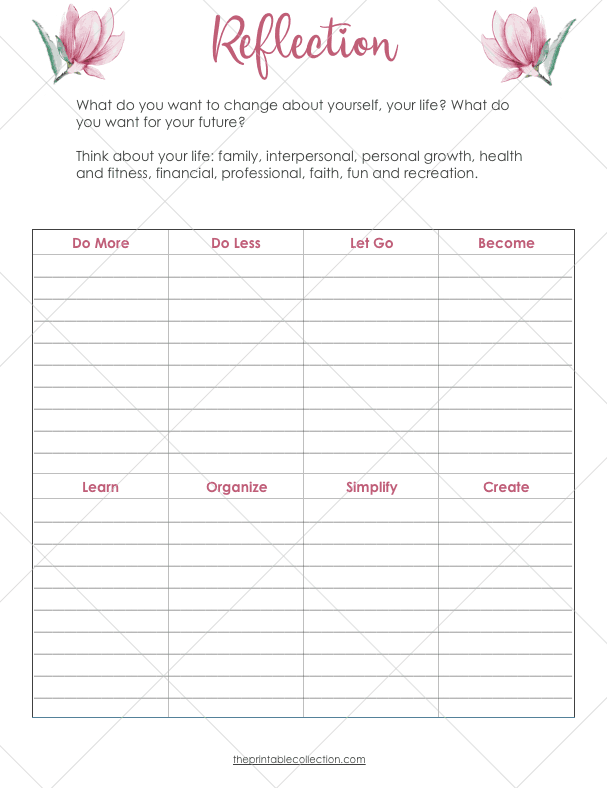 Free Printable Journal, A place To Write Your Thoughts And Memories