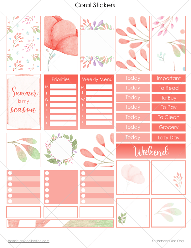 free cute printable stickers for planners the printable collection