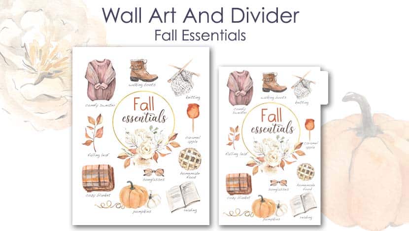 Free Printable Wall Art Watercolor And Divider Post - The Printable Collection