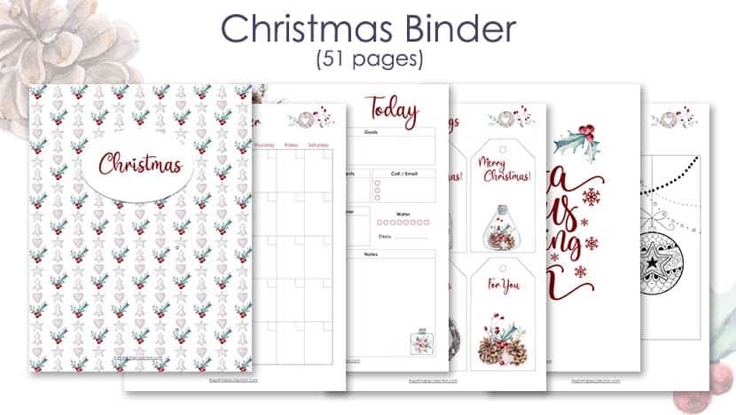 Printable Christmas Binder Post - The Printable Collection