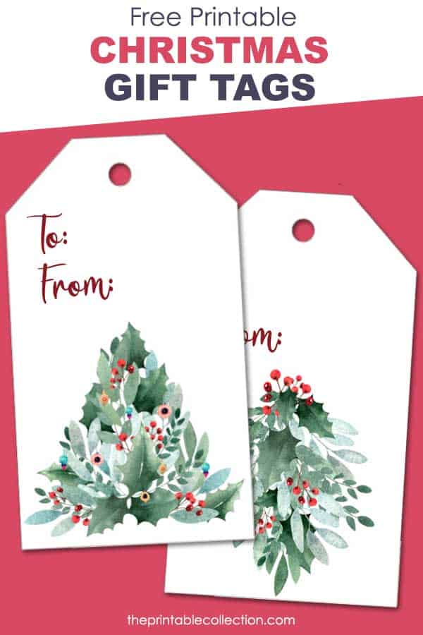 Free Printable Christmas Gift Tags - The Printable Collection