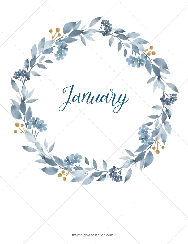 Free Printable Journal Pages For January The Printable Collection