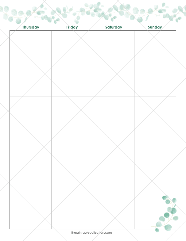 Free Printable March Planner Weekly Right Page - The Printable Collection