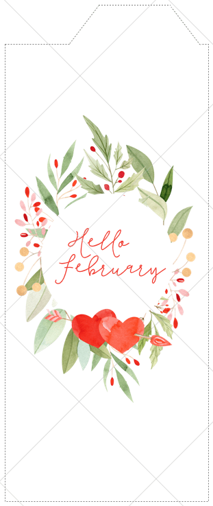 Free Printable Valentine Planner Hello February - The Printable Collection
