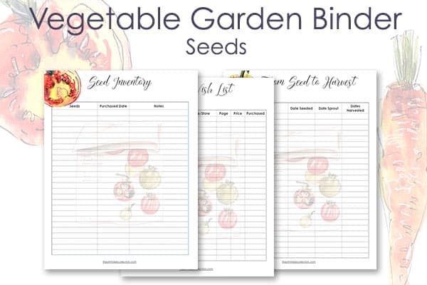 Printable Vegetable Garden Seeds - The Printable Collection