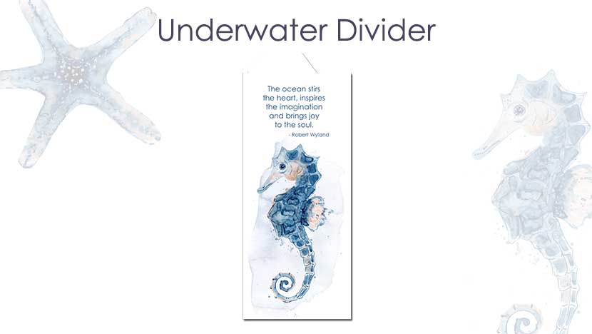 Free Printable Underwater Divider Post - The Printable Collection