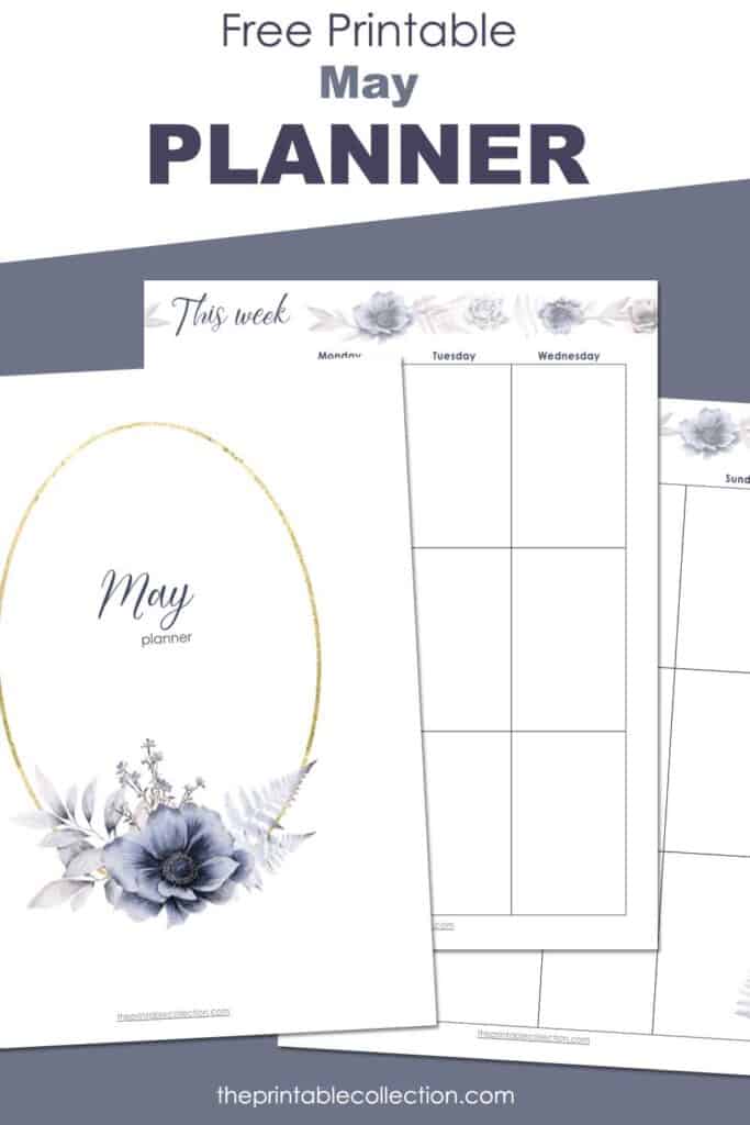 Free Printable May Planner 2 - The Printable Collection