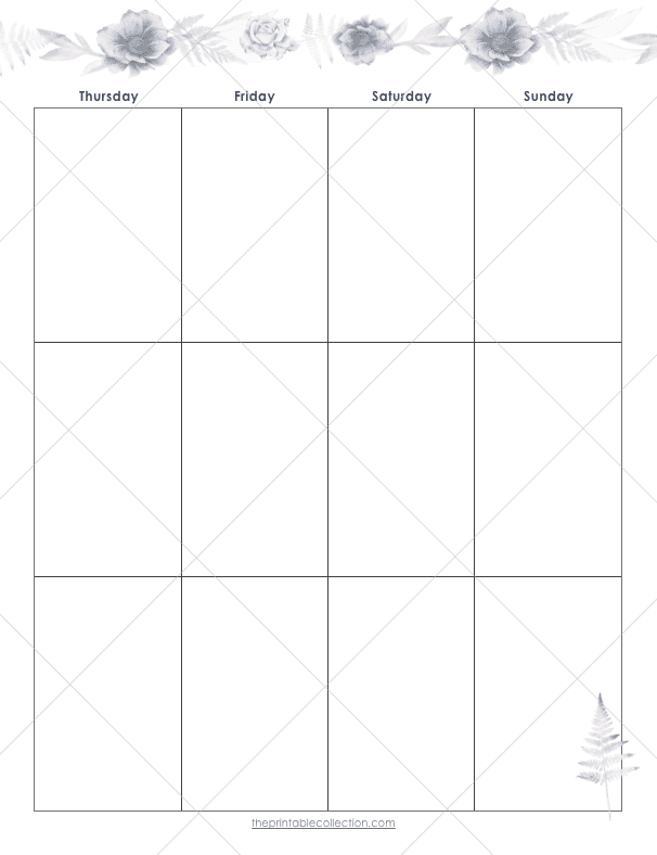 Free Printable May Planner 2 Weekly Right Page - The Printable Collection