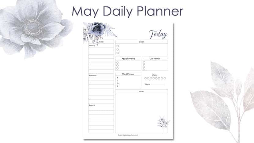 Free Printable May Weekly Planner Post - The Printable Collection