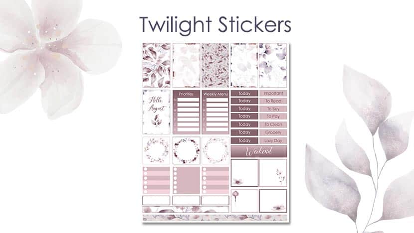 Twilight Stickers Post - The Printable Collection